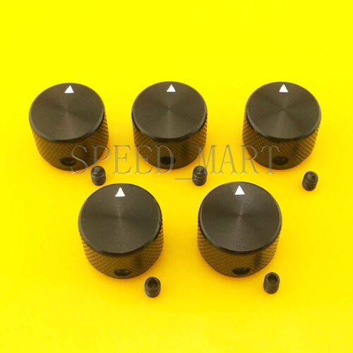 5 PCS High Quality Precision Full Aluminum with set screw Knob for CD Player