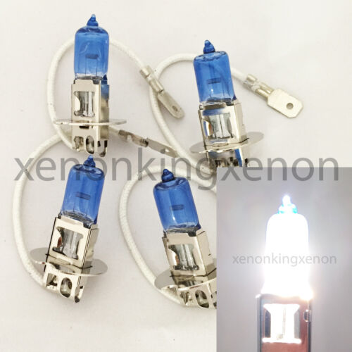 Combo 2 Pair H3 100W Bright White Xenon Halogen Headlight #e1 Fog Light Bulbs