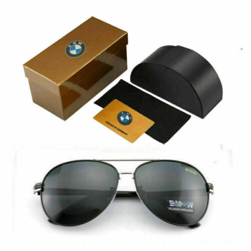 Fashion Men Glasses With Box For BMW Men Sunglasses Polarized Classic UV400 1Pcs