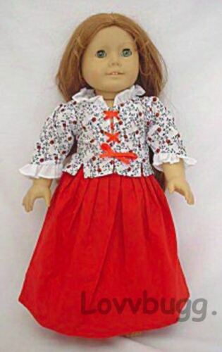 Colonial School Dress Repro for American Girl 18/" Doll Clothes Felicity