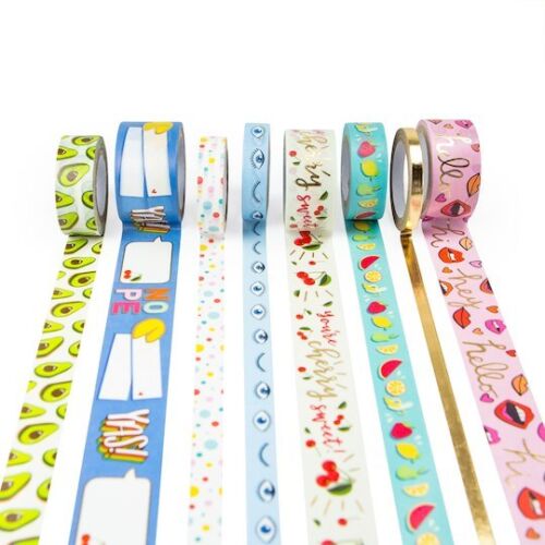 Modern Pop Yas  Washi Tape Tube By Recollections™ 536164 NEW 