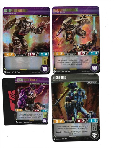 NEW Transformers War for Cybertron FOIL PROMO set FREE SHIP