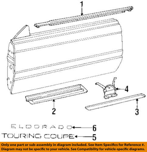 Cadillac GM OEM 92-02 Eldorado Door Body Side-Lower Molding Clip 3548693