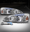 Details about / 04-08 PONTIAC GRAND PRIX HALO LED PROJECTOR HEADLIGHT LAMP CHROME W//BLUE DRL KIT