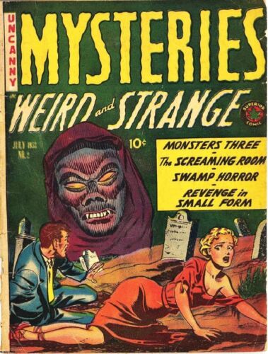 MYSTERIES WEIRD AND STRANGE COMICS GOLDEN AGE PDF ON CD 