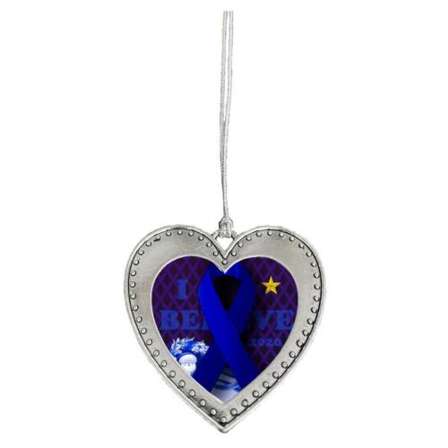I Believe in Miracles Blue Ribbon Christmas Ornament 2020 Three Designs Availabl