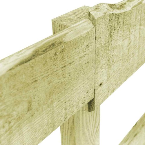 vidaXL Kiefer Imprägniert Gartenzaun Bonanzazaun Rancherzaun 60//90//120x510 cm