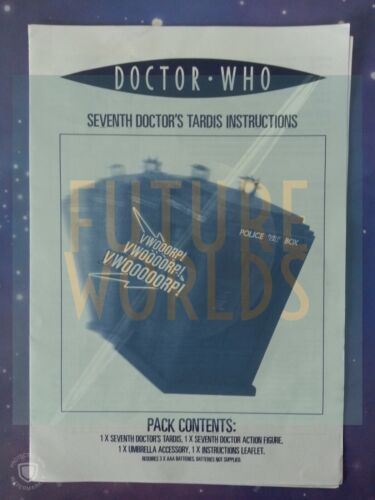 Doctor Who Instructions Manuals Dalek Sonics Toys Original Character Options Lot