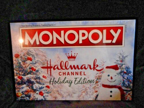 HALLMARK CHANNEL MONOPOLY HOLIDAY  CHRISTMAS EDITION AGES 8 TO ADULT NEW 