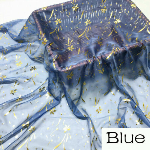 Bronzage Mousseline Tissu Brillant Mince Hanfu Robe Costume Matériel DIY par 