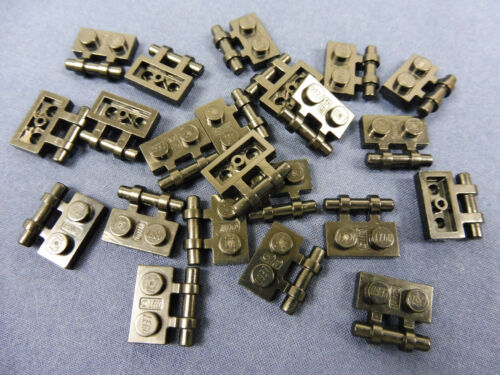 2540 Ersatzteile: 20x Platte Griff  Stange schwarz 1x2 LEGO®