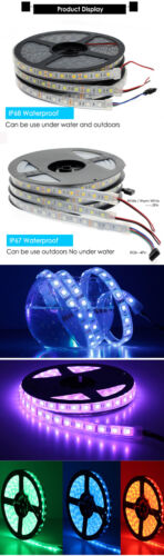 IP67/IP68 Under Waterproof LED Strip  5050 DC12V 300LED Silicon Tube Outdoors 5M 