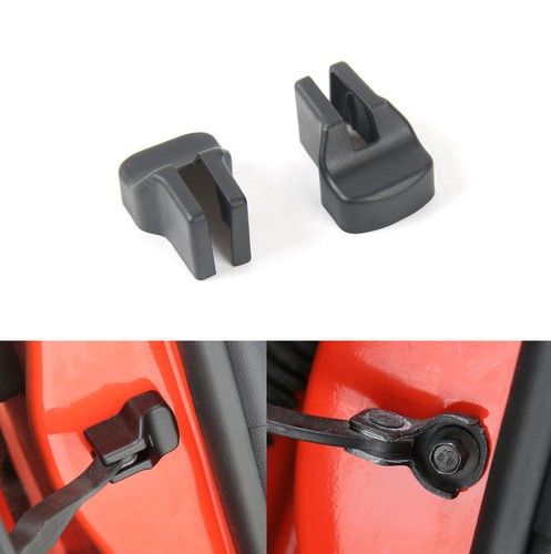 2Pcs Car Door Stopper Buckle Stop Cap Rust protector cover For Ford Mustang 15+