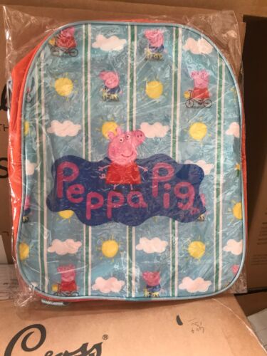PEPPA PIG BACK PACK TODDLER NURSERY SCHOOL BAG RUCKSACK NEW