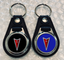PONTIAC KEYCHAIN SET BLACK AND BLUE 2 PACK