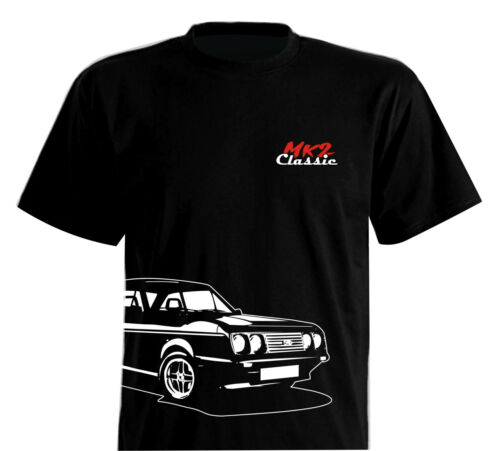 T-shirt Classic Oldtimer escort mk2 1975-1980 1.1-2.0 L 2000 RS FORD 