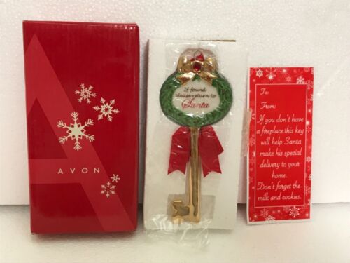 Avon A Key For Santa Christmas Ornament 
