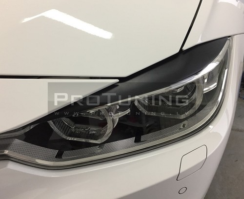 F30 F31 eyebrows Front headlight spoiler lightbrows eye lids brows covers Mask