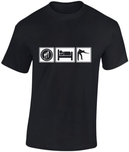 by swagwear Eat Sleep Snooker Mens T-Shirt 10 Colours S-3XL 
