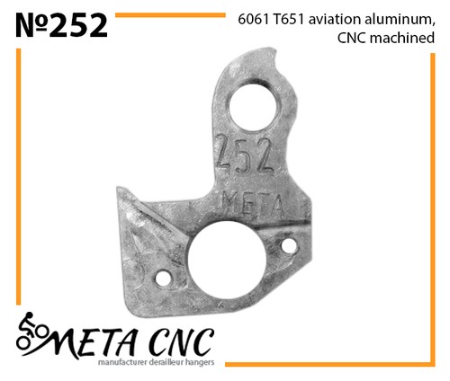 META CNC analogue PILO D345 Derailleur hanger № 252
