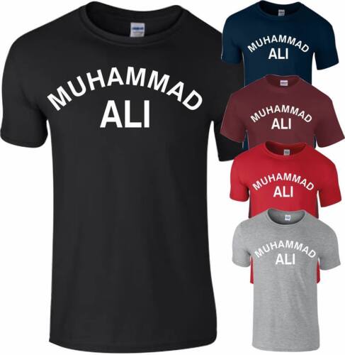 Muhammad Ali Cassius Clay MMA Gym Training Boxing Workout Fitness T Shirt Mens