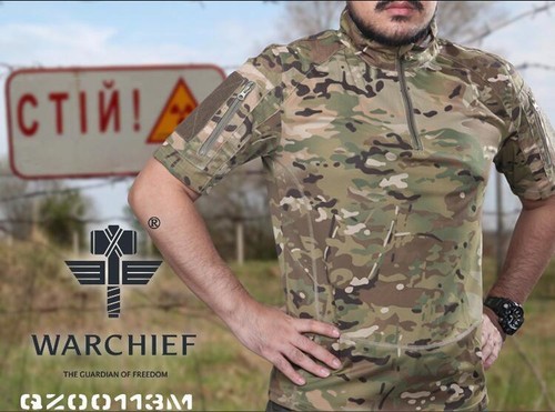 Mens Military Tacitcal T-Shirt Short Sleeve Combat Shirts Multicam Camouflage