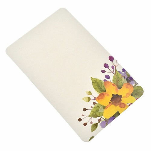 50x Christmas Flower Greeting Card Thank You Card Paper Party Favor Supplies US