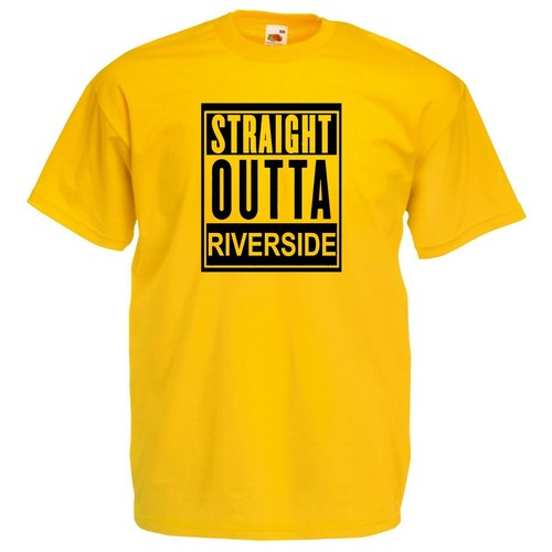 Straight Outta RIVERSIDE Compton Funny Middlesbrough Kids Football T Shirt