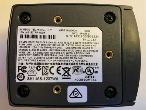 Details about  / Motorola//Zebra Symbol MiniScan Barcode Scanner MS-1207WA-I000R