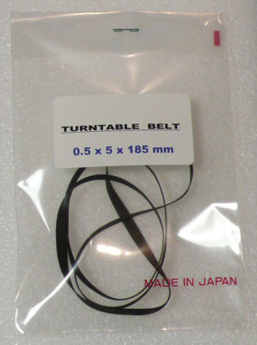 Turntable Belt Diameter A = 185 mm x Thickness B = 0.5 mm x Width C = 5 mm