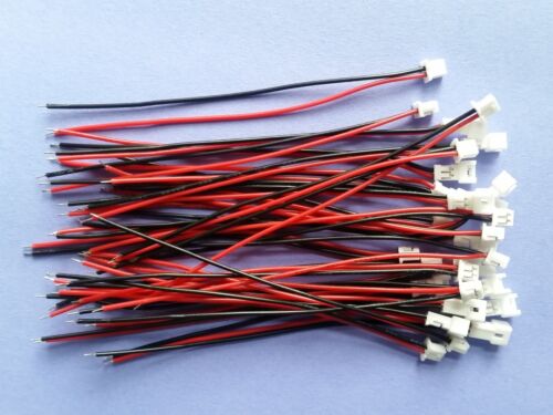 5 pairs Mini Micro JST 1.25mm PH 2-Pin 5 MALE /& 5 FEMALE Conn /& Cable .