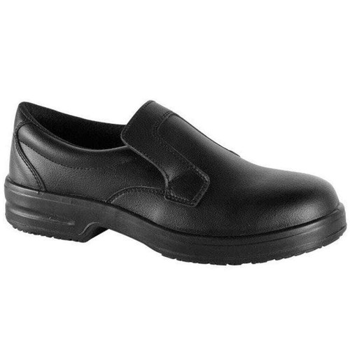 Arbeitsschuhe Sicherheitsschuhe S2 schwarz Slipper rutschhemmend Küchenschuhe