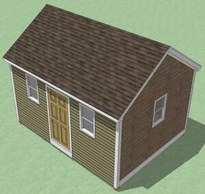 12x16 Shed Plans- How To Build Guide - Step By Step - Garden / Utility ...