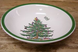 Spode Christmas Tree Coupe Soup Cereal Bowl 48 England S3324 | eBay