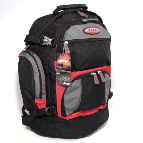JEEP Nebraska Backpack Rucksack Laptop Bag PH907 RED