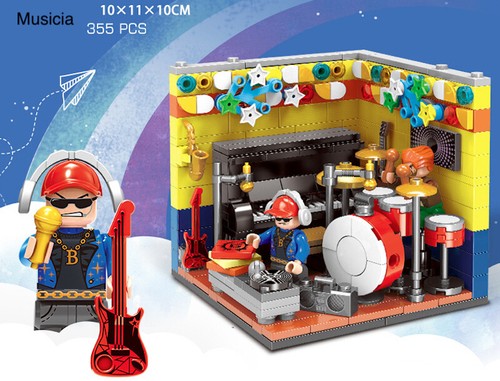 DIY Mini Future Dreamers Career Toy Building Block Brick Model Action Figure new