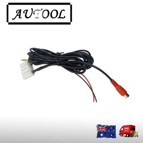 AUX 10-16 Audio microphone Video cable for Toyota Hiace  Hilux RAV4 Prado Camry