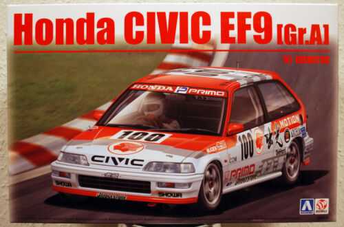 100 Gr 1991 Honda Civic EF 9 Nr A Idemitsu 1:24 Aoshima Beemax 105146 # 19