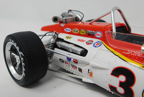 Details about   1968 BOBBY UNSER RISLONE EAGLE INDY 500 WINNER VINTAGE RACE CAR R18029 RESIN 