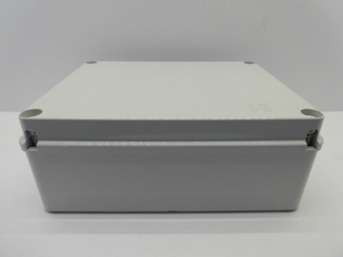 GEWISS GW44208 240x190x90mm ENCLOSURE JUNCTION BOX PLASTIC WATERPROOF IP56 GREY