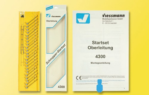 VIESSMANN 4300 N Startset-Oberleitung Spur N 1:160 NEU