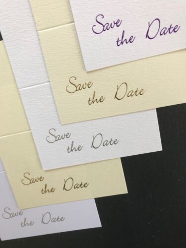 prix à effacer Pack 5 Save the Date Carte Elegance police a déjoué Luxe Boards