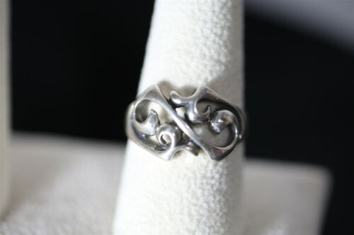 Vintage KABANA 925 Sterling Silver 4 ocean waves Ring Size 8.25 NEW Jewelry 
