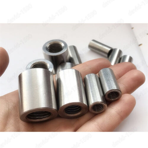 304 Stainless Steel lengthen Round Nut Standoff Spacer Pillar M3 M4 M5 M6 to M20