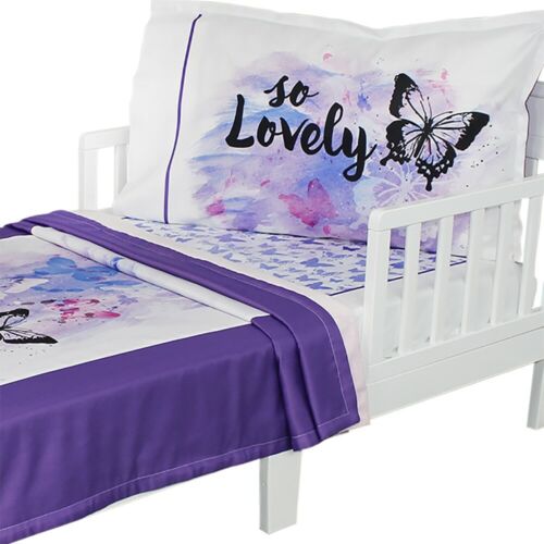 nEw 3pc ROOMCRAFT TODDLER BEDDING Cute Nursery Minky Blanket Sheet Pillowcase