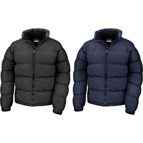 Mens Result Holkham Down Feel Winter Warm Light Jacket Coat