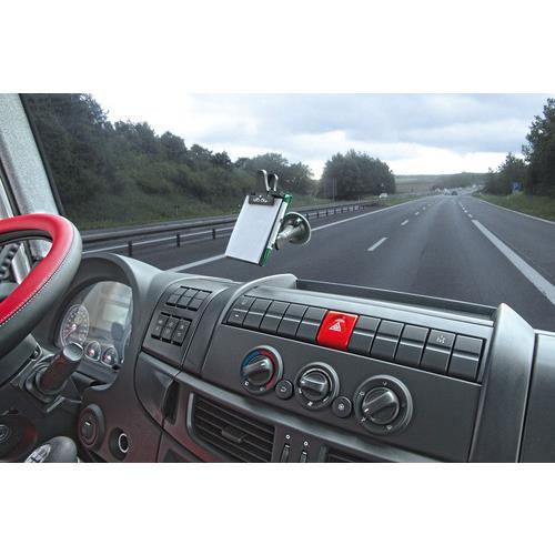 Note pad ideal truck van car taxi dashboard 85x120mm black adhesive base