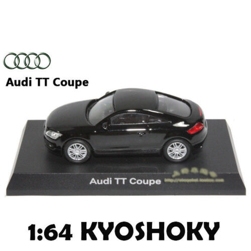 Black Kyosho 1:64 AUDI TT Coupe Diecast Model Car Mint 1/64 2007 limited edition 