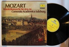 W. Amadeus Mozart Klavierkonzerte Nr. 20 & 24 GER LP 1977 DGG Géza Anda Top!