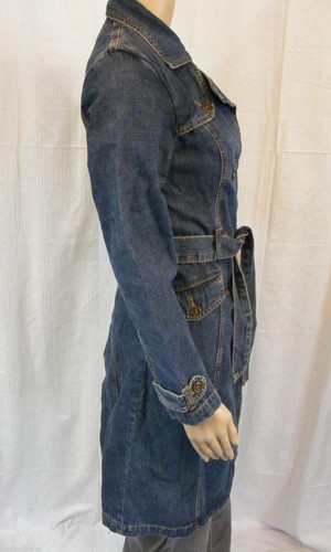 ★ b-fash ★ 32 ~ Toller Mantel Jeansmantel ~ blue stone ~ 2-Reiher ~ NEU !